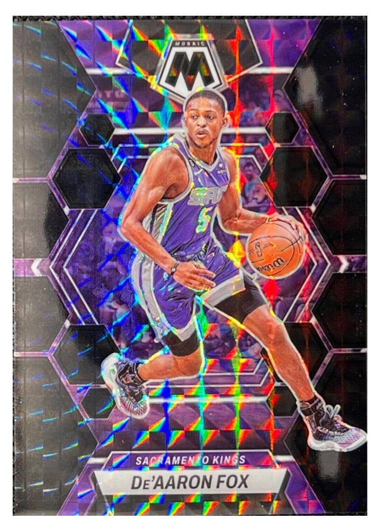 2022-23 Panini Mosaic Base Set De'Aaron Fox #181 card