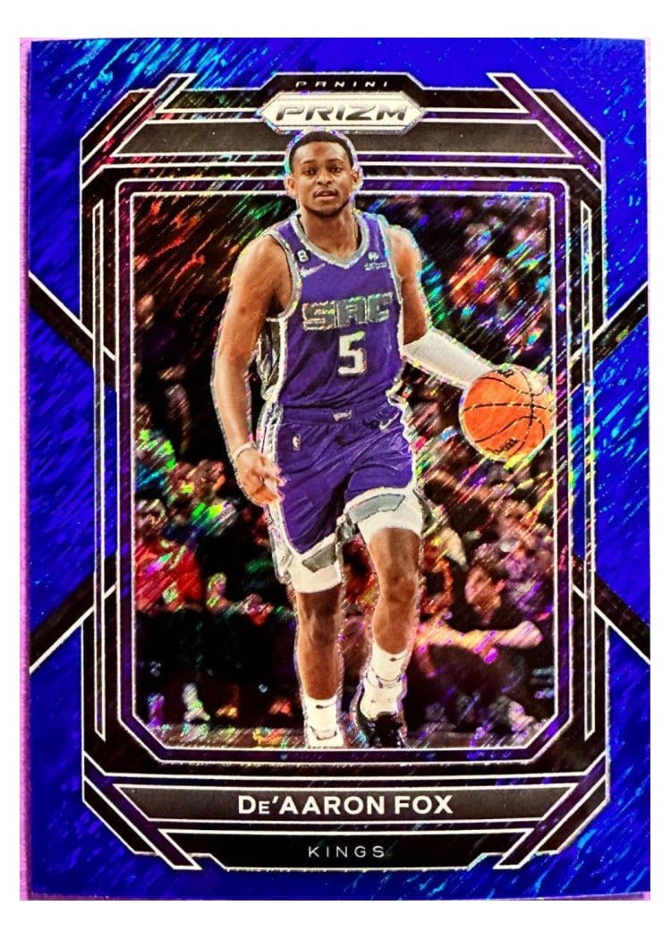 2022-23 Panini Prizm Base Set De'Aaron Fox #118 card