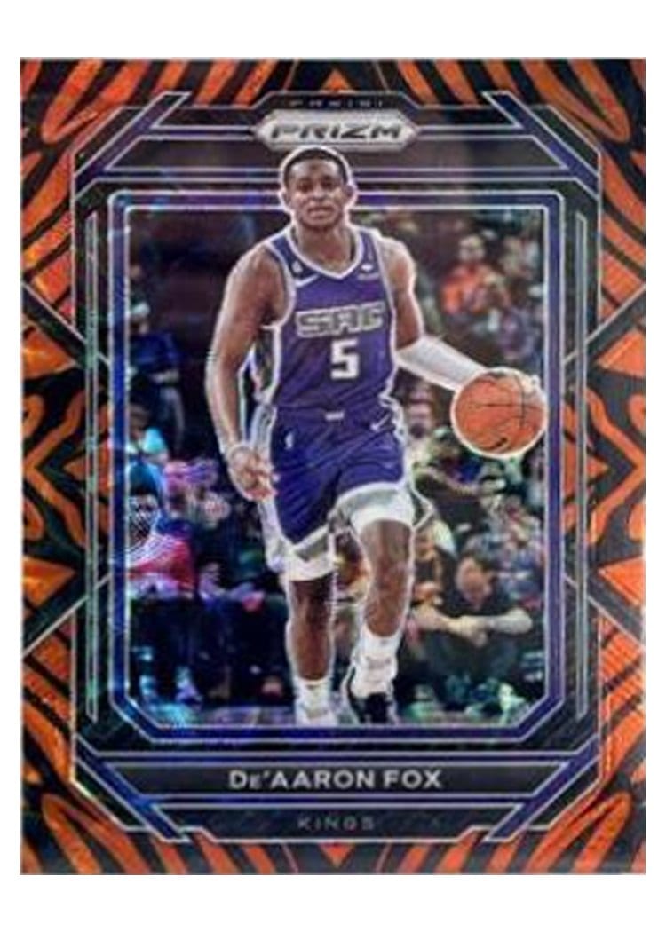 2022-23 Panini Prizm Base Set De'Aaron Fox #118 card
