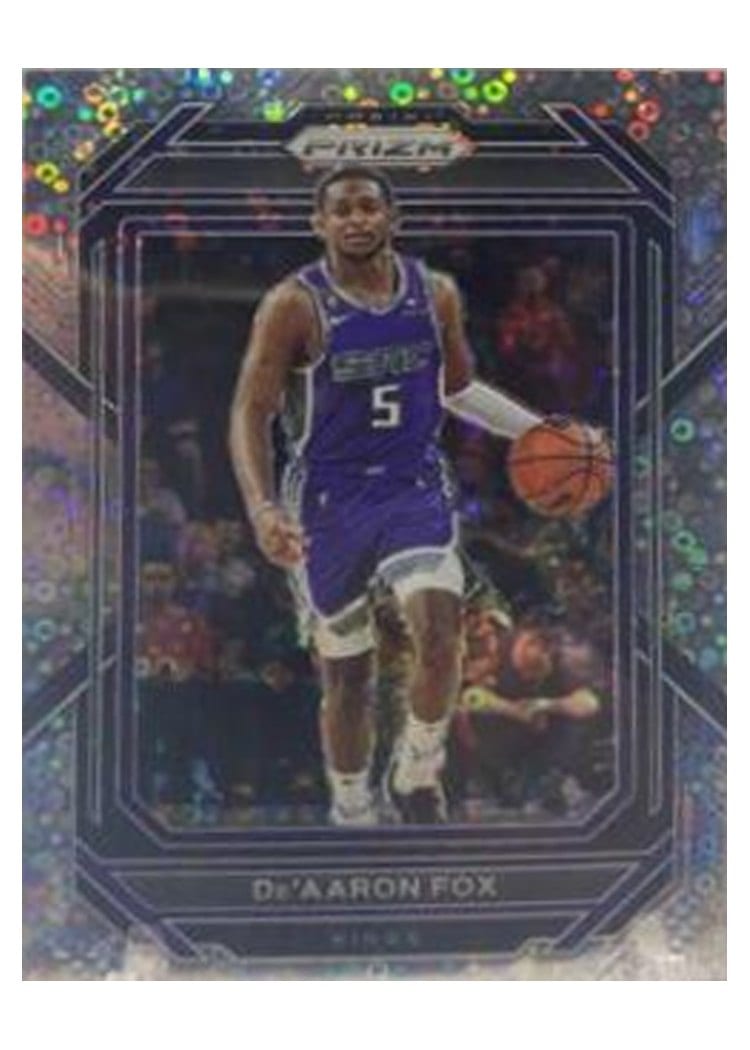 2022-23 Panini Prizm Base Set De'Aaron Fox #118 card