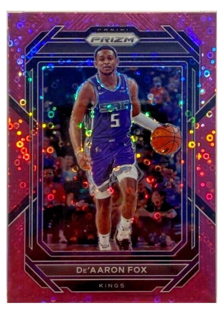 2022-23 Panini Prizm Base Set De'Aaron Fox #118 card