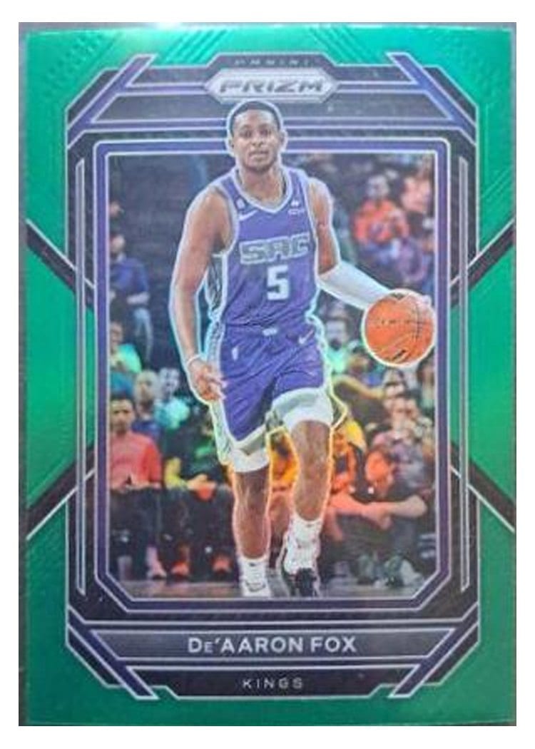 2022-23 Panini Prizm Base Set De'Aaron Fox #118 card