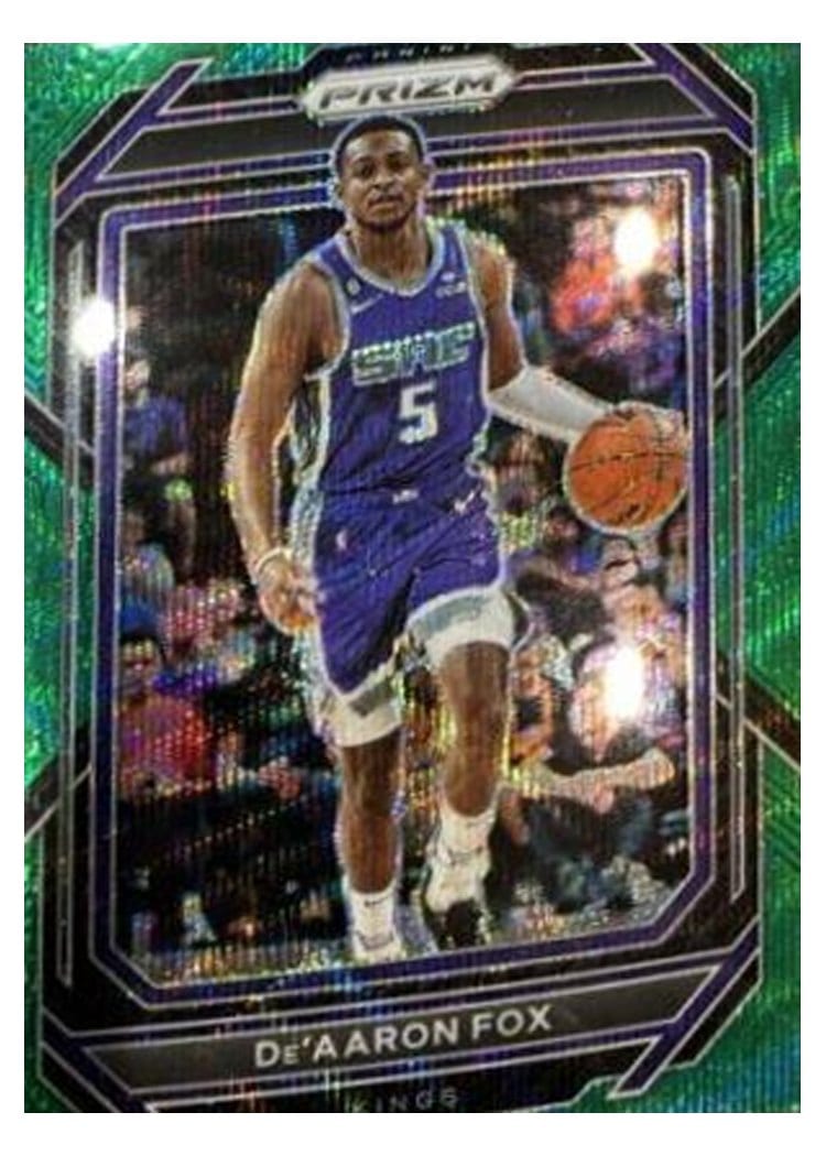2022-23 Panini Prizm Base Set De'Aaron Fox #118 card