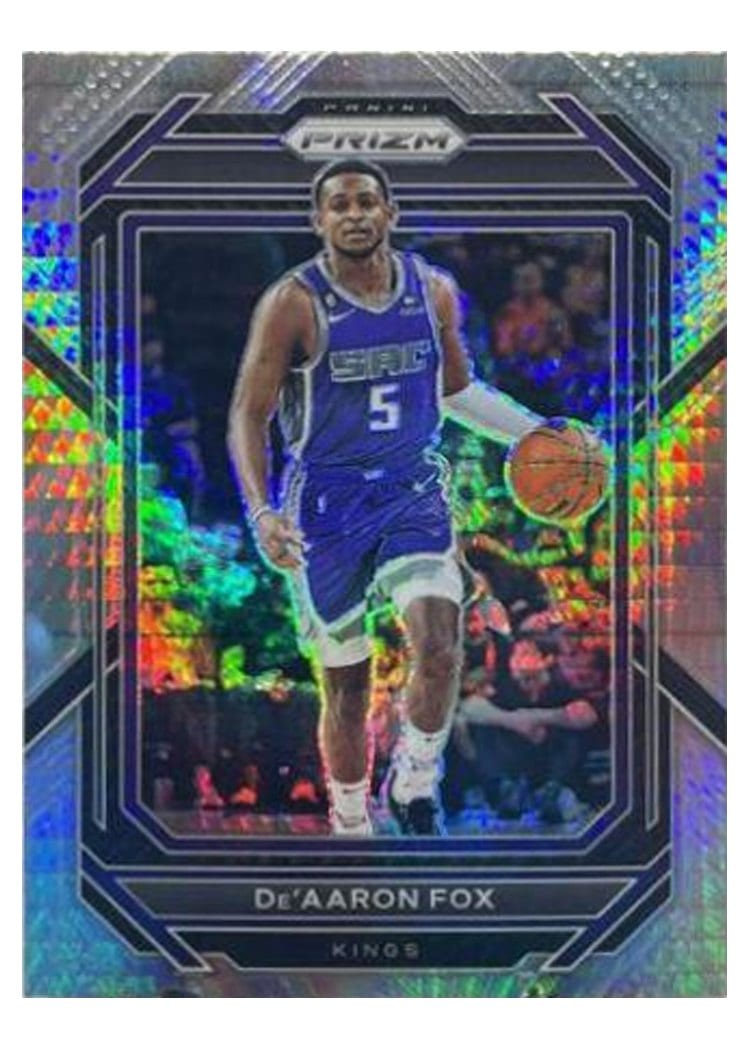 2022-23 Panini Prizm Base Set De'Aaron Fox #118 card