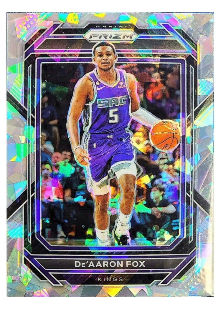 2022-23 Panini Prizm Base Set De'Aaron Fox #118 card