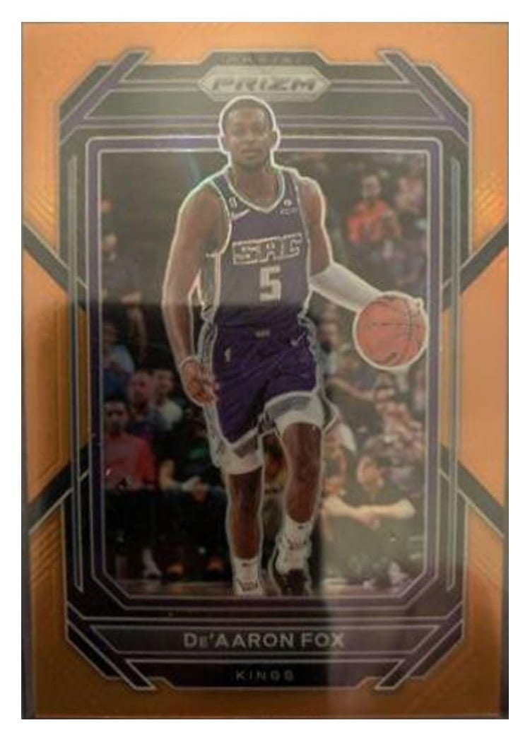 2022-23 Panini Prizm Base Set De'Aaron Fox #118 card