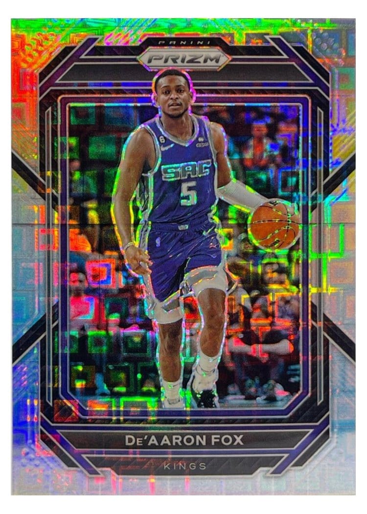 2022-23 Panini Prizm Base Set De'Aaron Fox #118 card