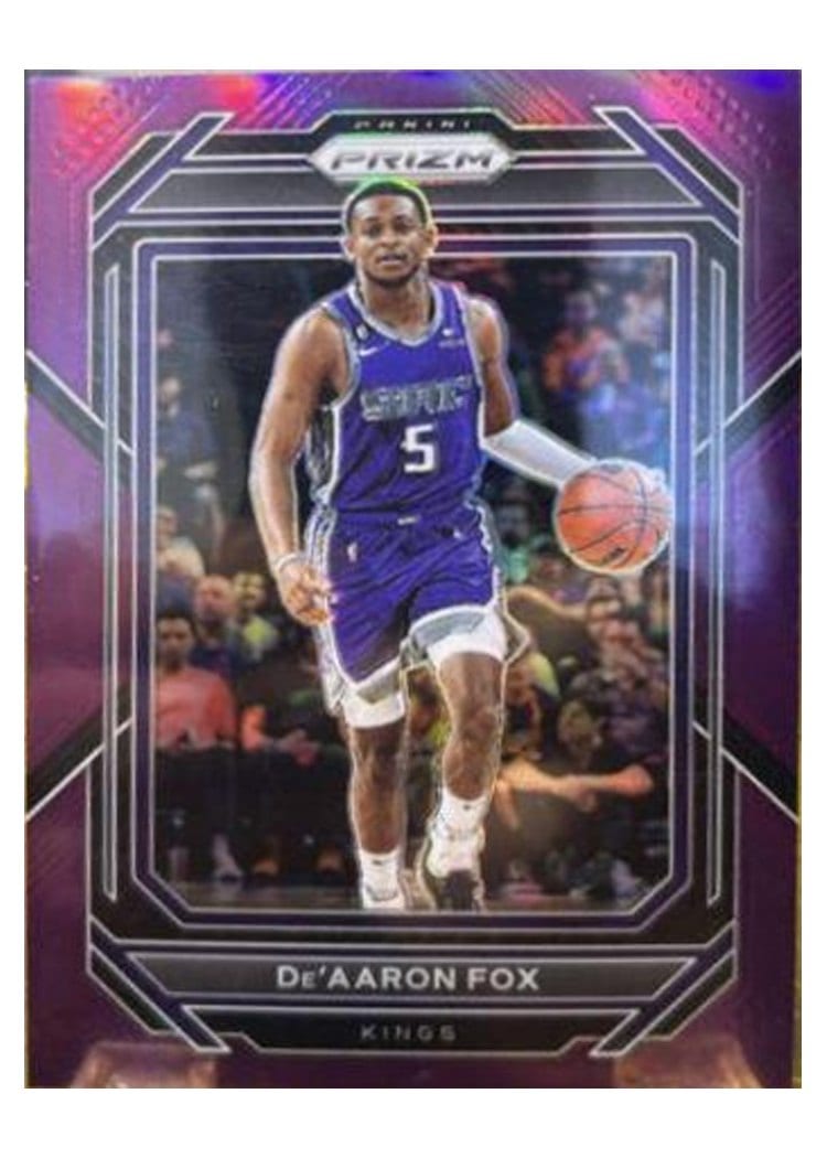 2022-23 Panini Prizm Base Set De'Aaron Fox #118 card