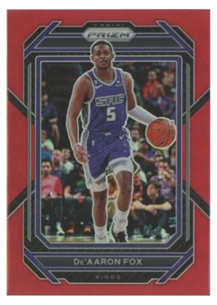 2022-23 Panini Prizm Base Set De'Aaron Fox #118 card