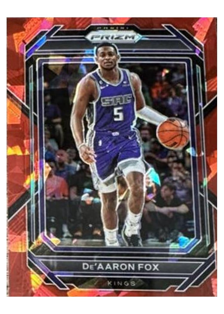 2022-23 Panini Prizm Base Set De'Aaron Fox #118 card