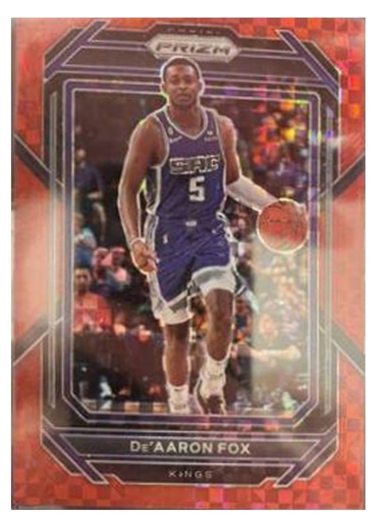 2022-23 Panini Prizm Base Set De'Aaron Fox #118 card