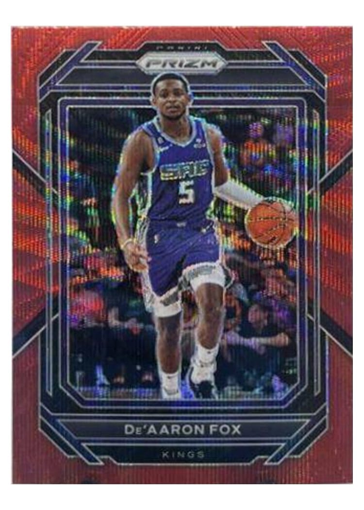 2022-23 Panini Prizm Base Set De'Aaron Fox #118 card