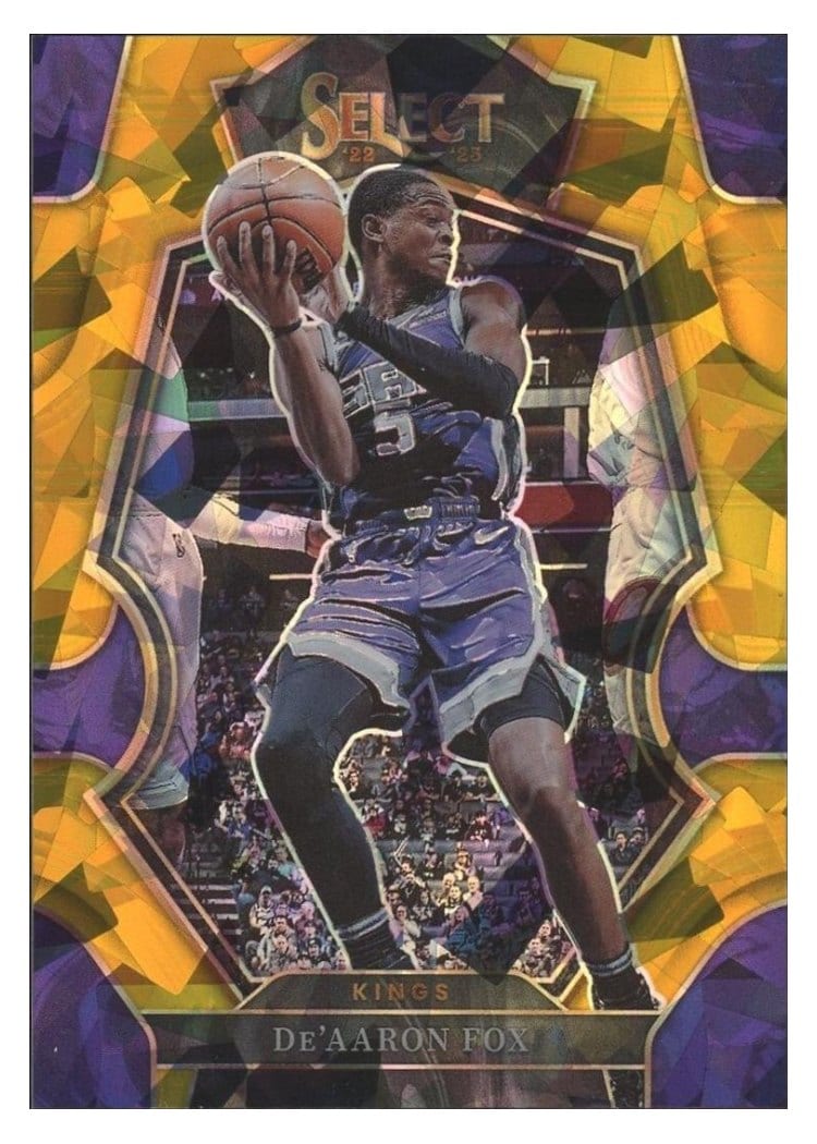 2022-23 Panini Select Base Set De'Aaron Fox #113 card