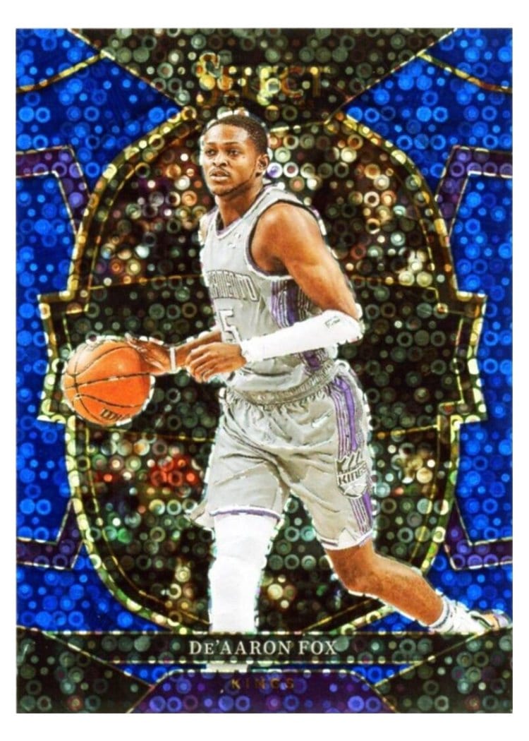 2022-23 Panini Select Base Set De'Aaron Fox #13 card