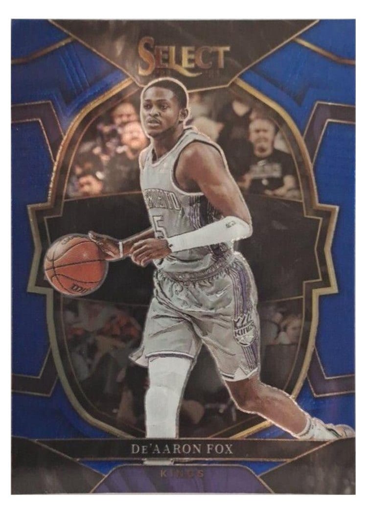 2022-23 Panini Select Base Set De'Aaron Fox #13 card
