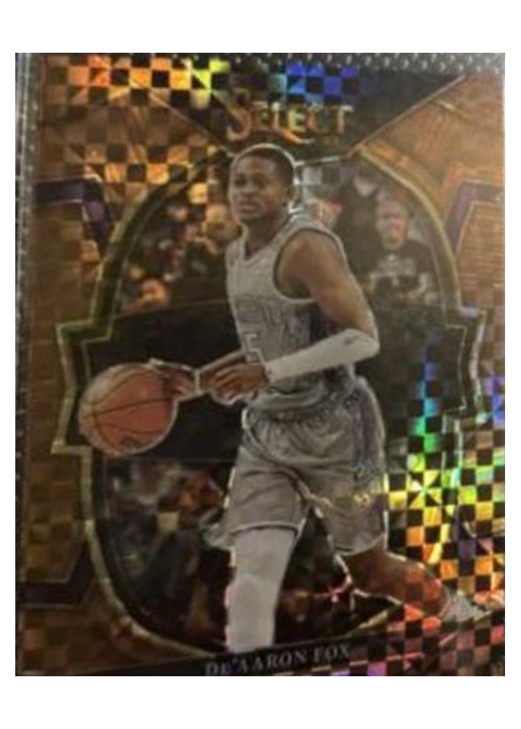 2022-23 Panini Select Base Set De'Aaron Fox #13 card