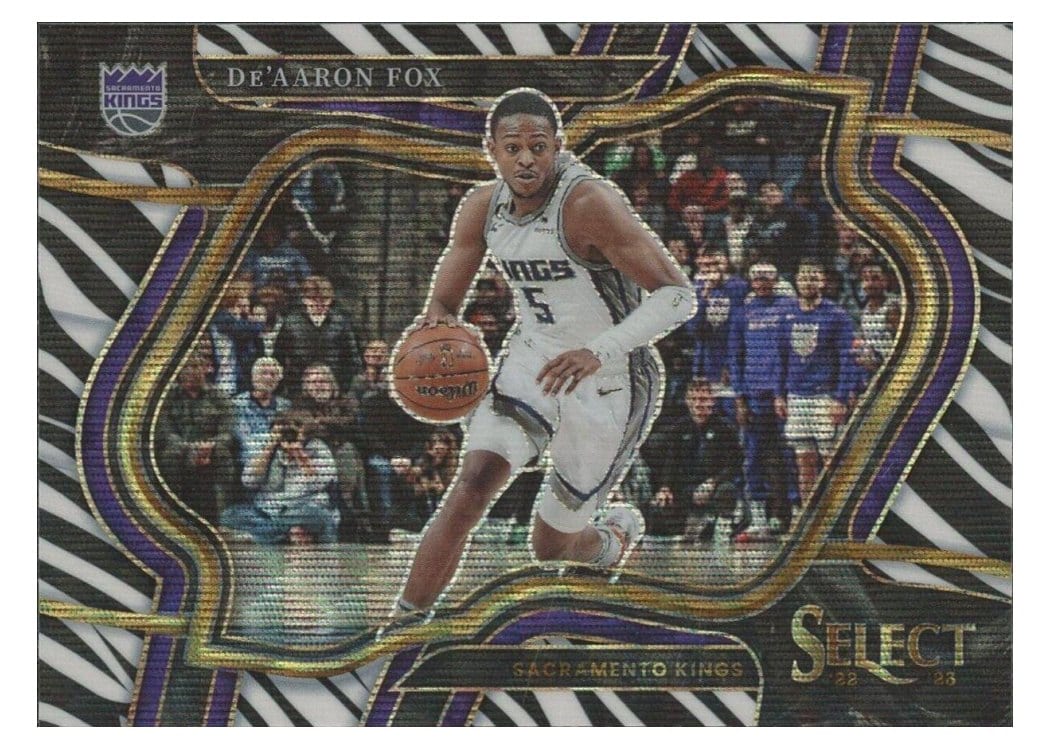 2022-23 Panini Select Base Set De'Aaron Fox #213 card