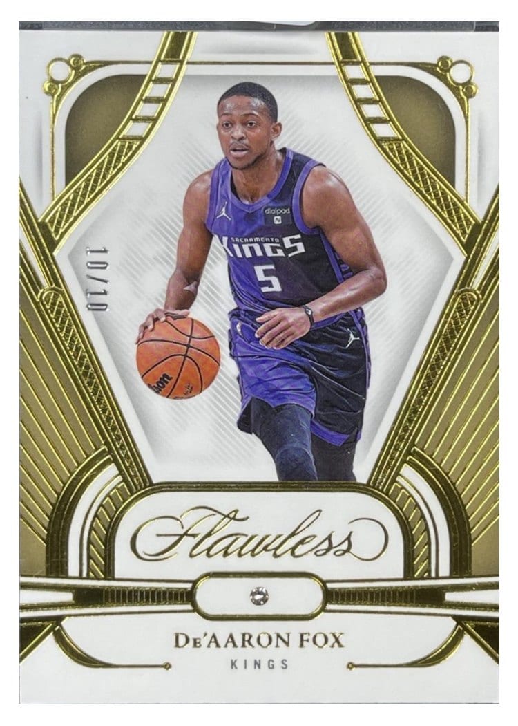 2023-24 Panini Flawless Base Set De'Aaron Fox #81 card