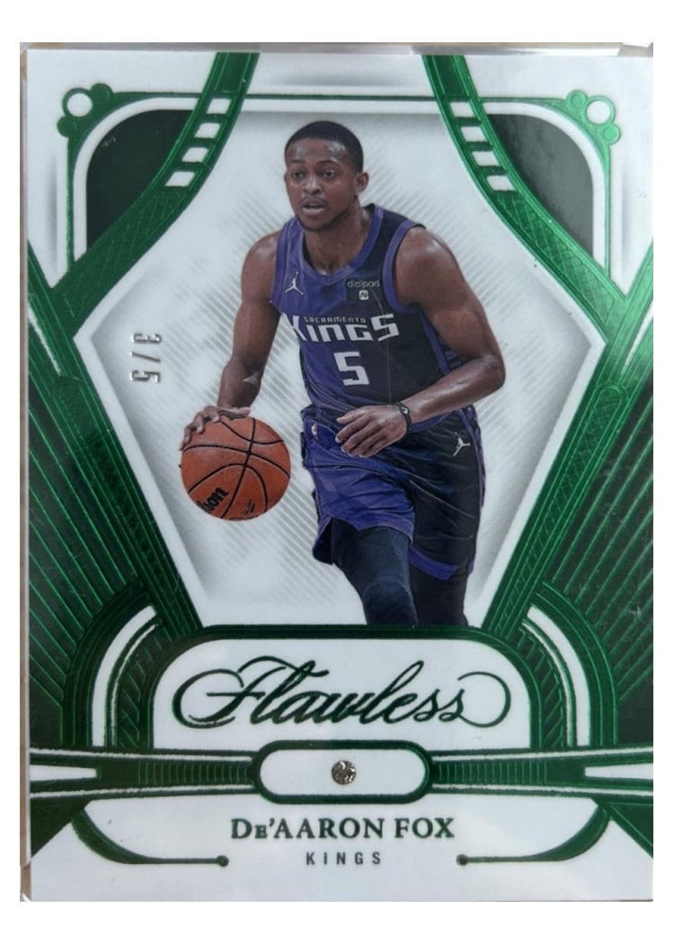 2023-24 Panini Flawless Base Set De'Aaron Fox #81 card