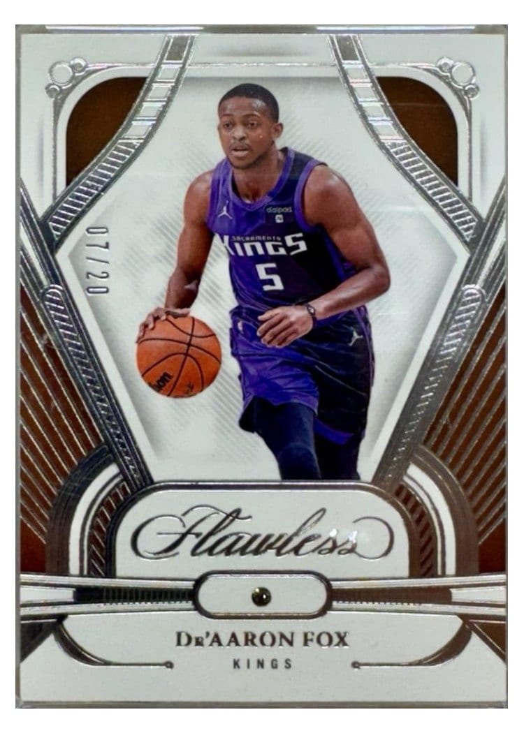 2023-24 Panini Flawless Base Set De'Aaron Fox #81 card