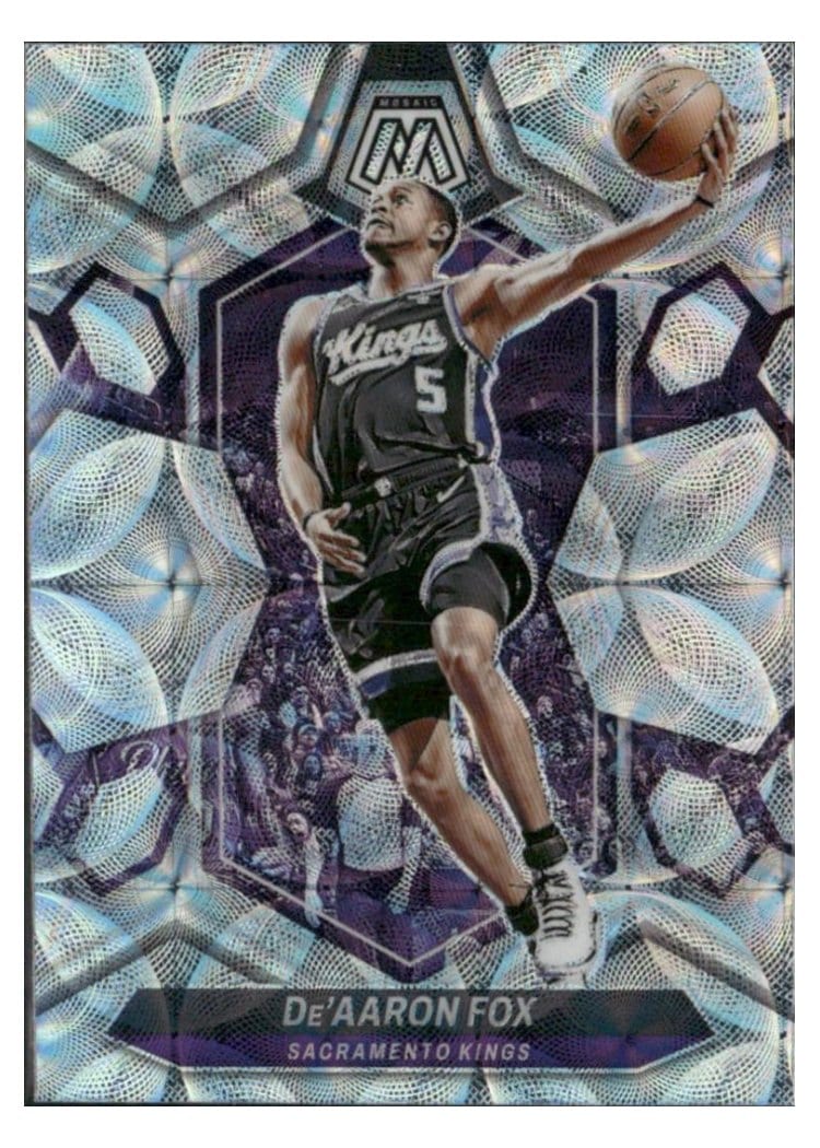 2023-24 Panini Mosaic Base Set De'Aaron Fox #163 card