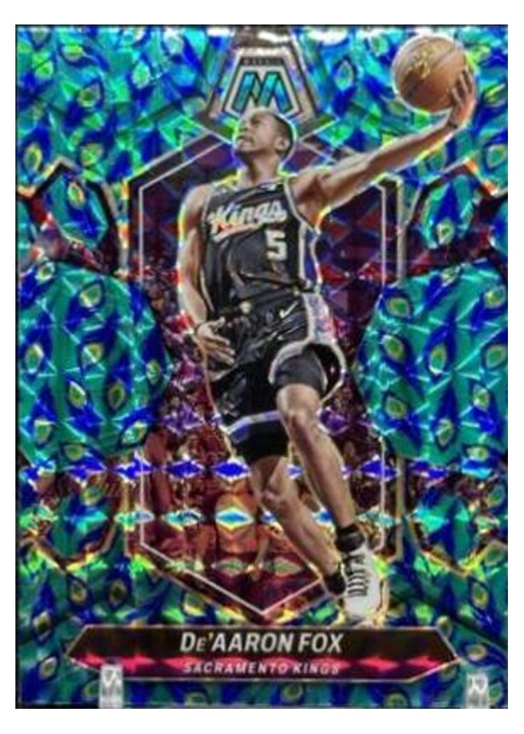 2023-24 Panini Mosaic Base Set De'Aaron Fox #163 card
