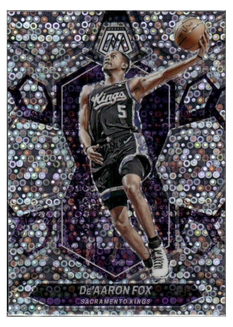 2023-24 Panini Mosaic Base Set De'Aaron Fox #163 card