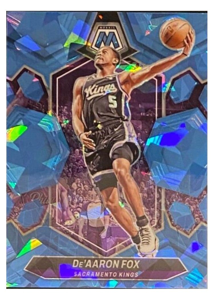 2023-24 Panini Mosaic Base Set De'Aaron Fox #163 card