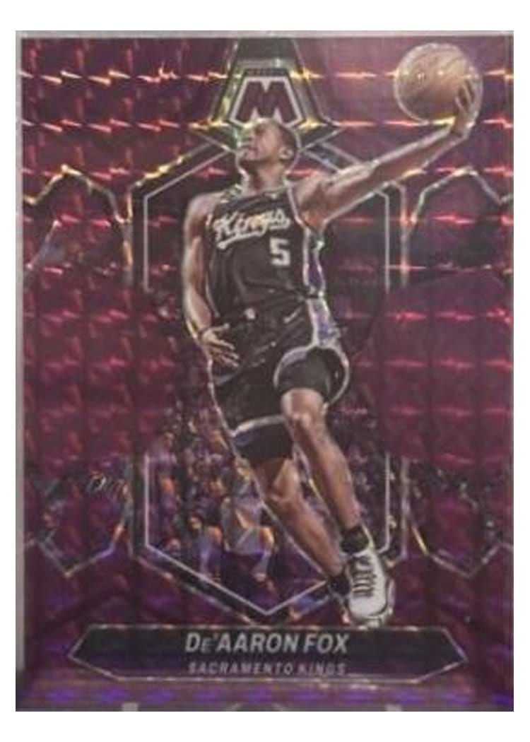 2023-24 Panini Mosaic Base Set De'Aaron Fox #163 card