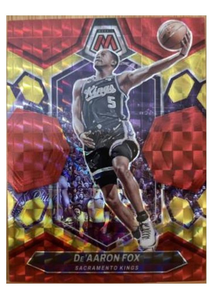 2023-24 Panini Mosaic Base Set De'Aaron Fox #163 card