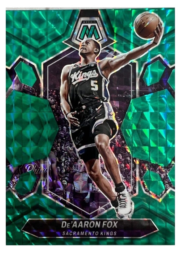 2023-24 Panini Mosaic Base Set De'Aaron Fox #163 card
