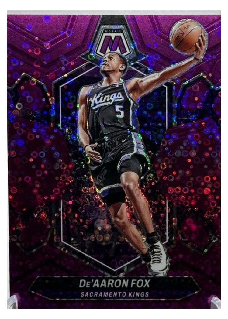 2023-24 Panini Mosaic Base Set De'Aaron Fox #163 card