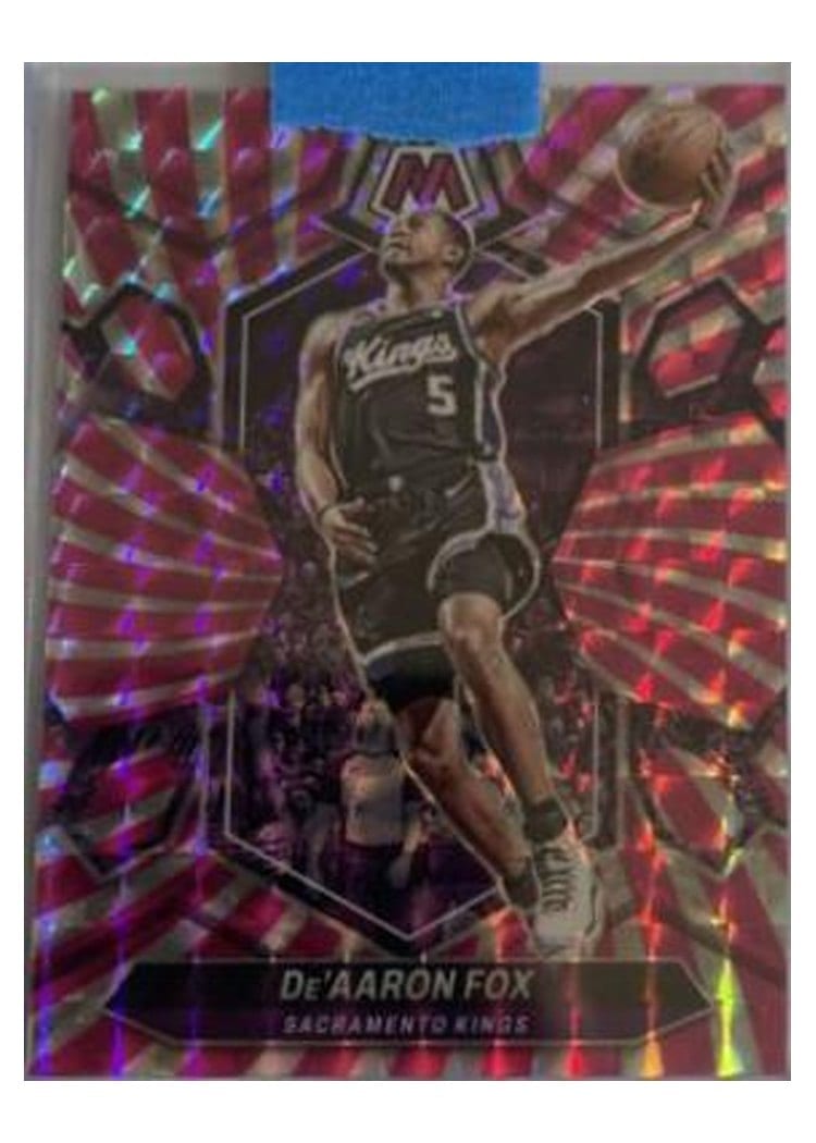 2023-24 Panini Mosaic Base Set De'Aaron Fox #163 card