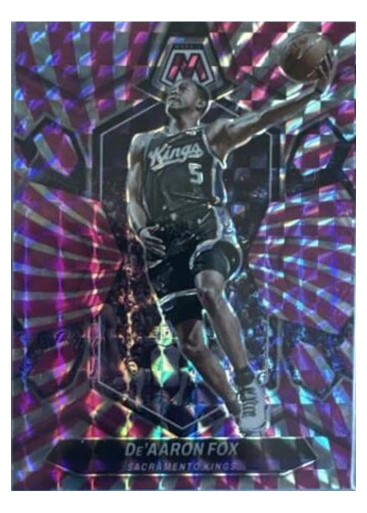 2023-24 Panini Mosaic Base Set De'Aaron Fox #163 card