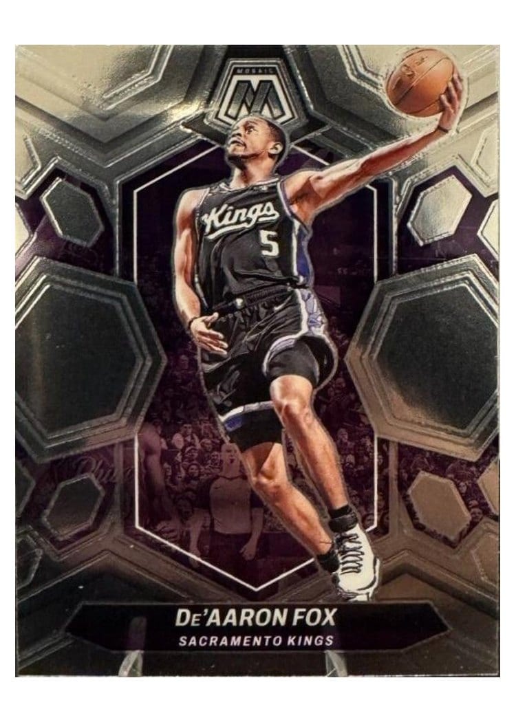2023-24 Panini Mosaic Base Set De'Aaron Fox #163 card