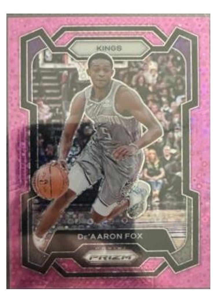 2023-24 Panini Prizm Base Set De'Aaron Fox #6 card