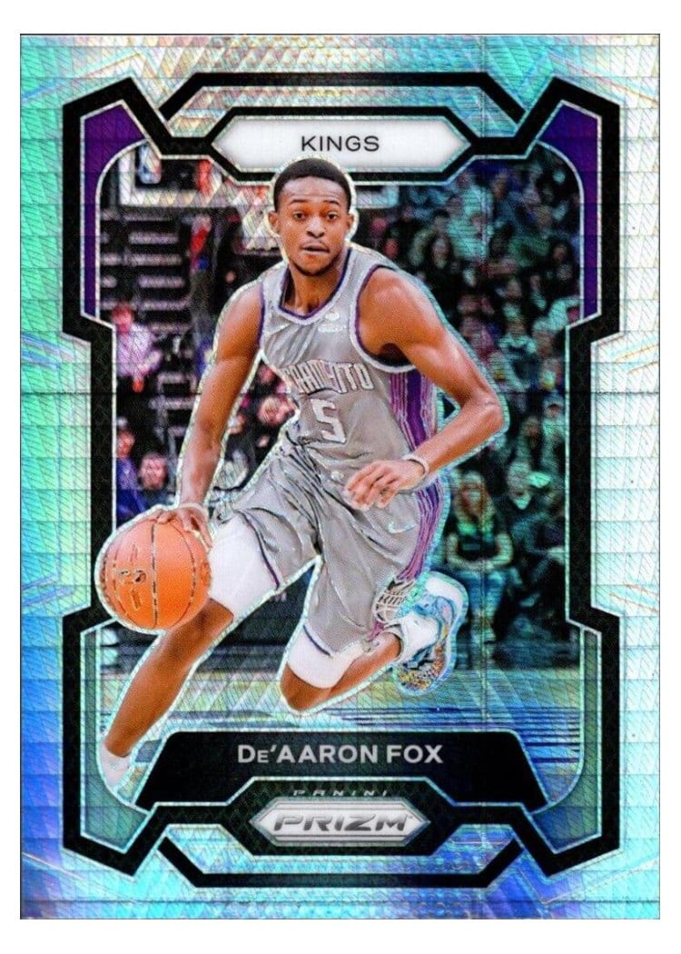 2023-24 Panini Prizm Base Set De'Aaron Fox #6 card