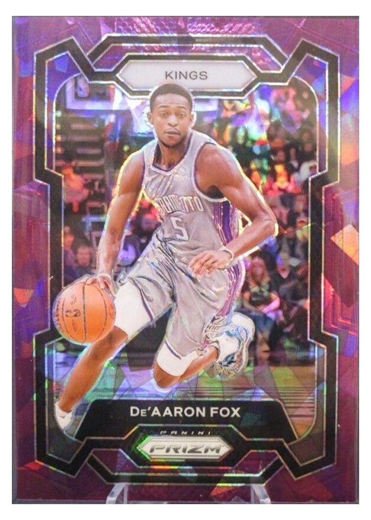 2023-24 Panini Prizm Base Set De'Aaron Fox #6 card