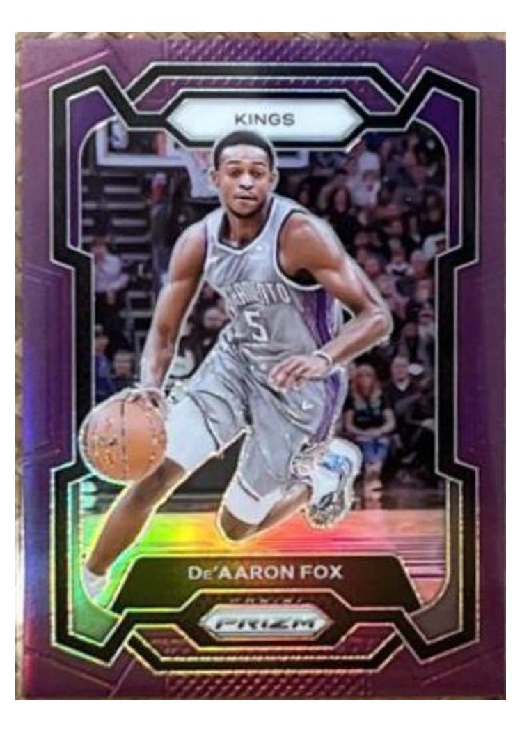 2023-24 Panini Prizm Base Set De'Aaron Fox #6 card