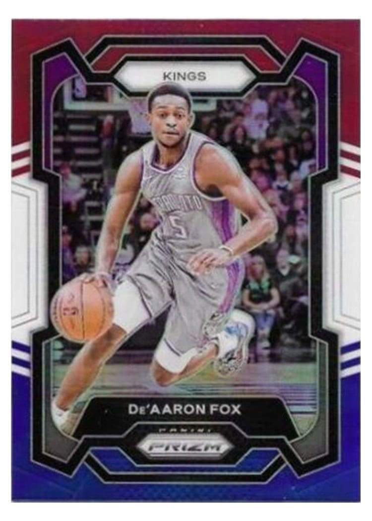 2023-24 Panini Prizm Base Set De'Aaron Fox #6 card
