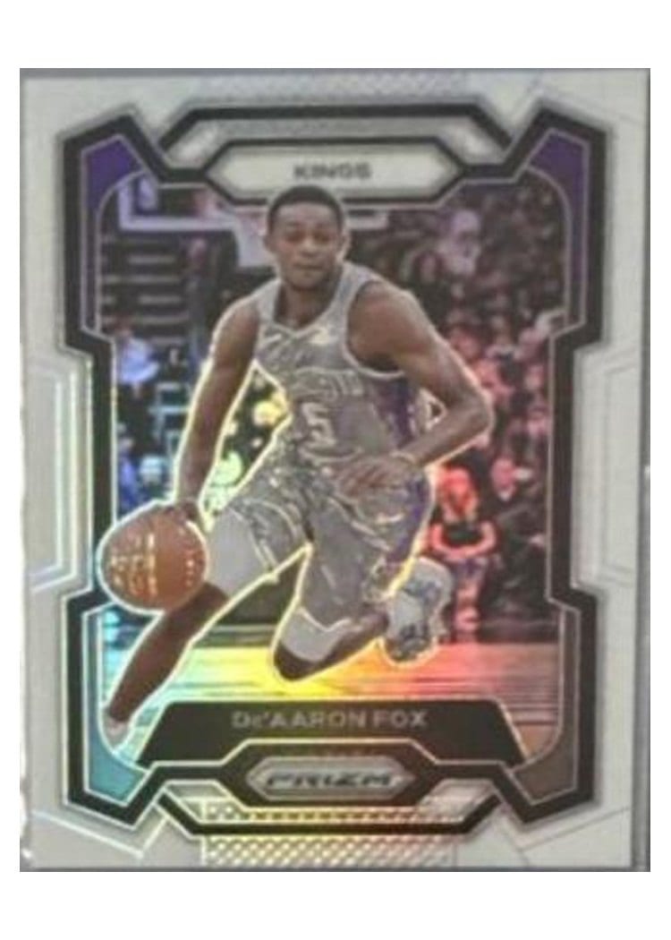 2023-24 Panini Prizm Base Set De'Aaron Fox #6 card