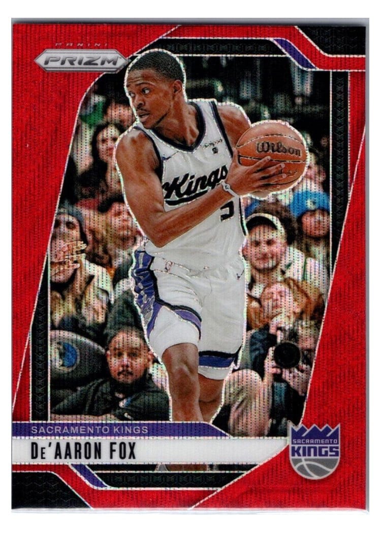 2024-25 Panini Prizm Base Set De'Aaron Fox #58 card