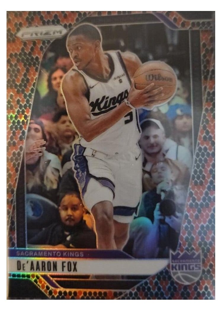 2024-25 Panini Prizm Base Set De'Aaron Fox #58 card
