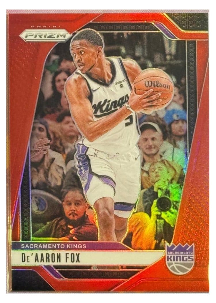 2024-25 Panini Prizm Base Set De'Aaron Fox #58 card