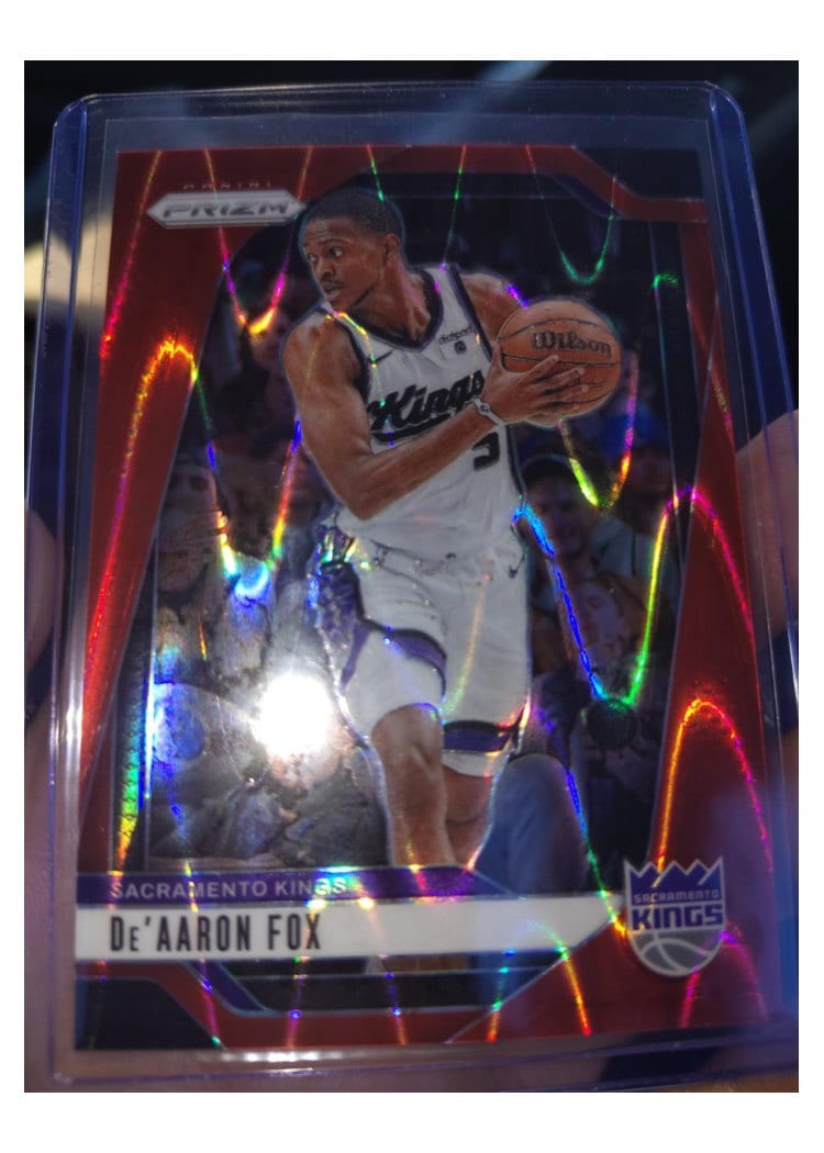 2024-25 Panini Prizm Base Set De'Aaron Fox #58 card