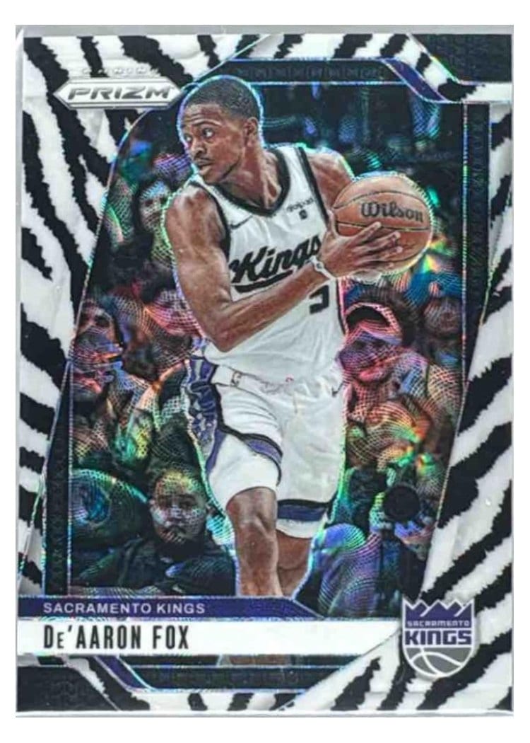2024-25 Panini Prizm Base Set De'Aaron Fox #58 card
