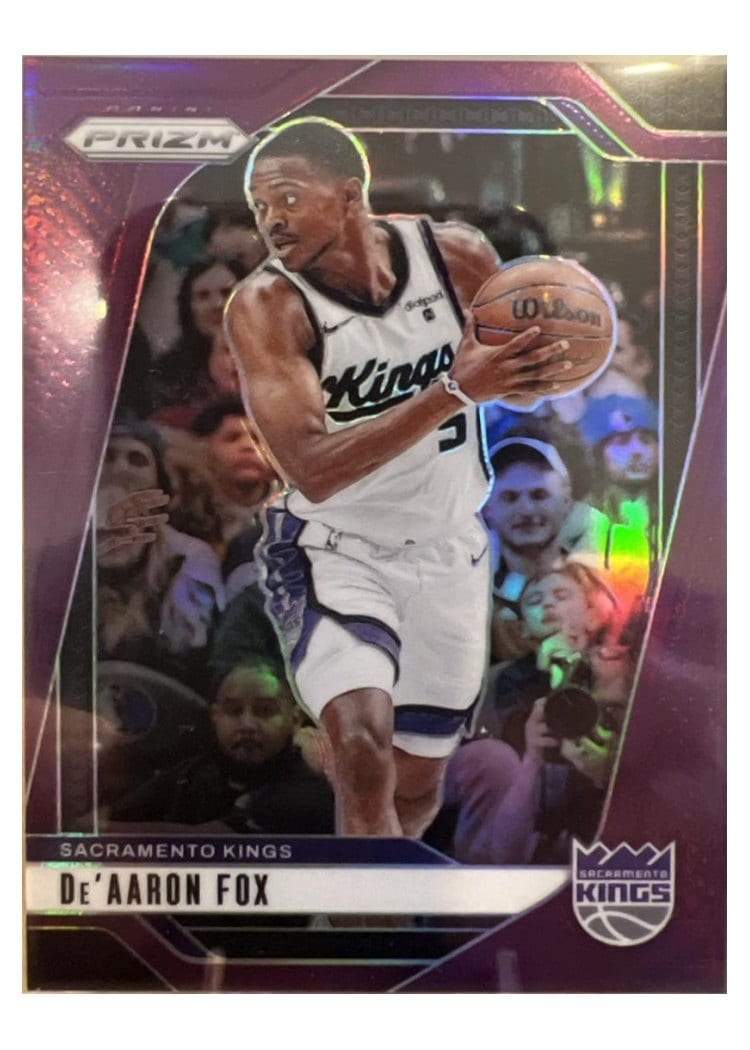 2024-25 Panini Prizm Base Set De'Aaron Fox #58 card