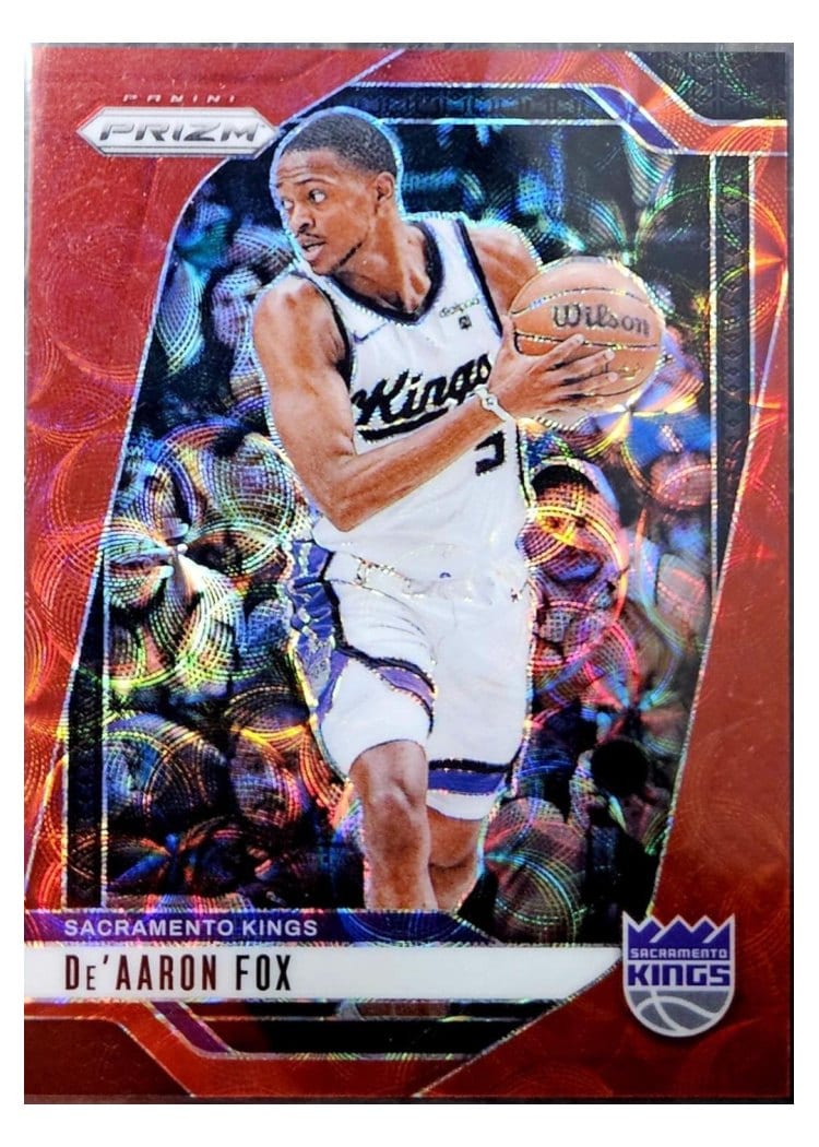 2024-25 Panini Prizm Base Set De'Aaron Fox #58 card