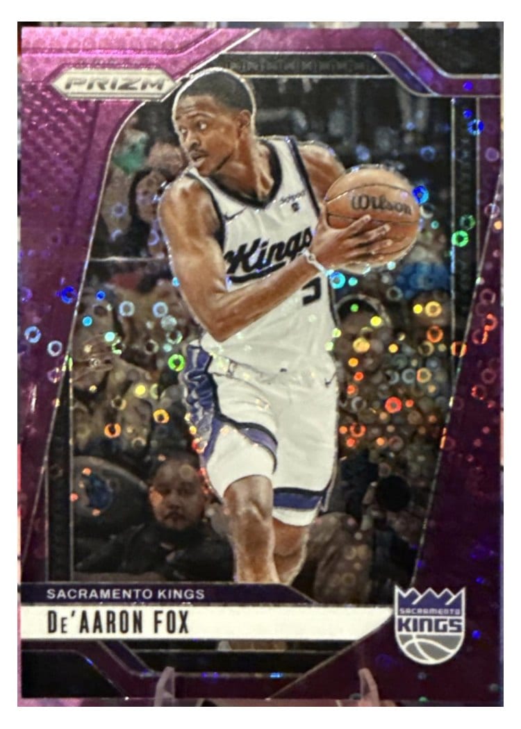 2024-25 Panini Prizm Base Set De'Aaron Fox #58 card