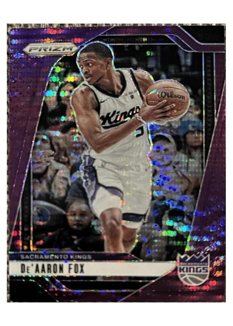 2024-25 Panini Prizm Base Set De'Aaron Fox #58 card